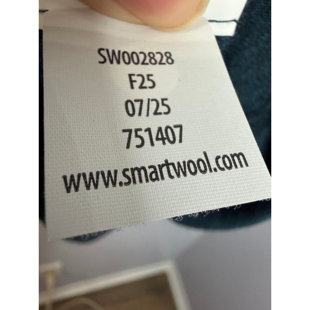 Smartwool Classic Thermal Merino Base Layer 1/4 Zip Twilight Blue Women's XL - Picture 11 of 11